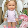 Кукла Бетти в розовом сарафане с длинными волосами