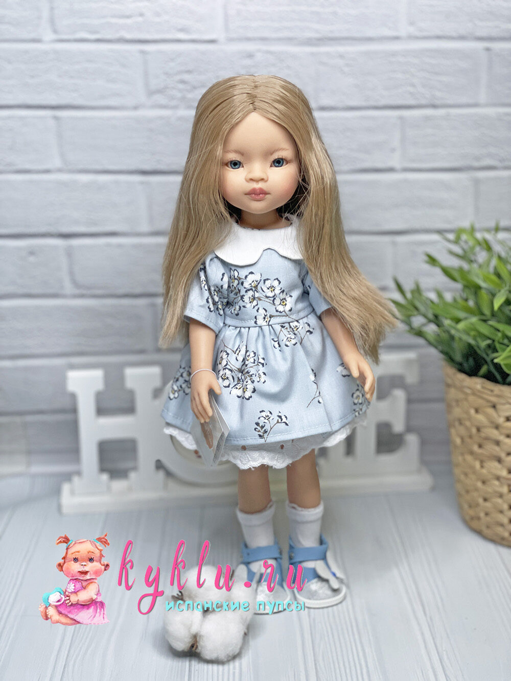 Кукла Маника 34 см от фабрики Paola Reina