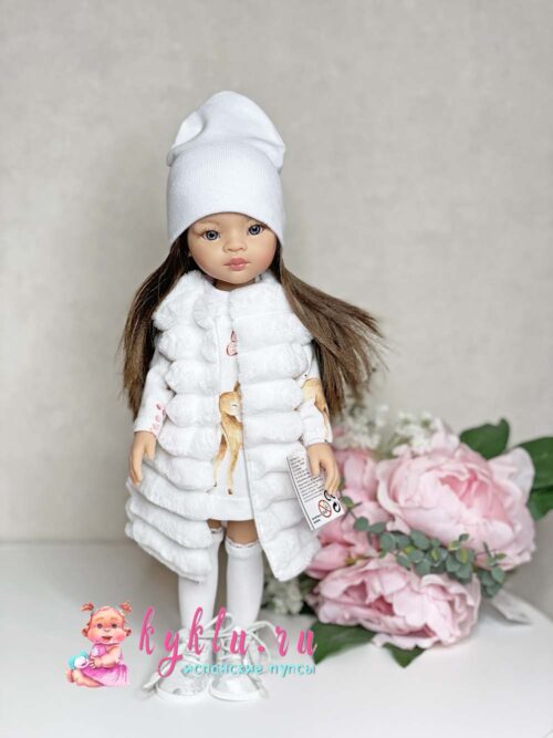 Кукла Мали в белой жилетке
