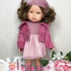 Кукла Белла в розовом платье и берете 45 см