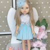 Кукла Карла в голубом платье от Paola Reina