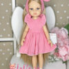 Кукла Карла рапунцель в розовом платье