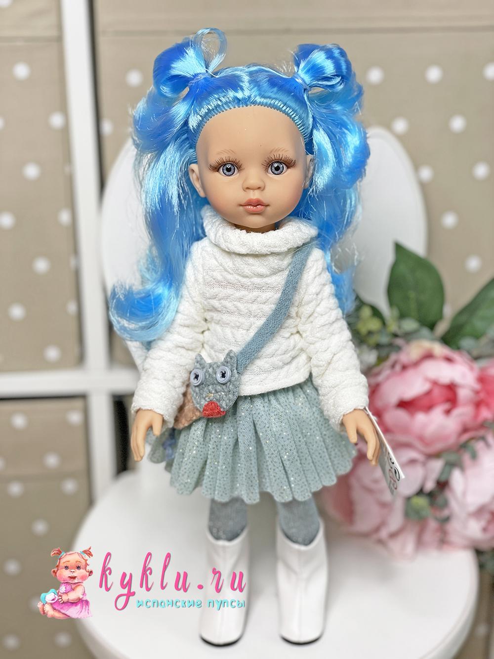 Кукла Ньевес в юбке-пачке и белом свитере, 32 см Paola Reina